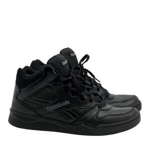 Reebok Royal Men 10 Black High Top Sneakers Basketball